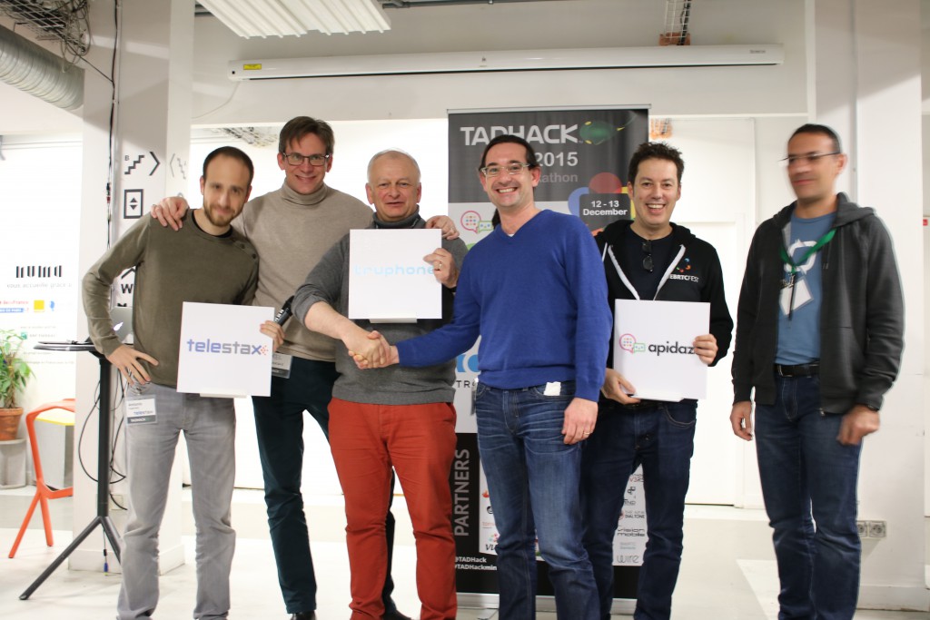 apidaze telestax truphone winner Federico Cabiddu, Giacomo Vacca, Marco Barre, Karel Bourgois, Contact ME